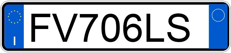 Numer rejestracyjny FV706LS posiada LANCIA Ypsilon 3a serie