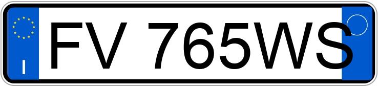 Numer rejestracyjny FV765WS posiada LAND ROVER RR Sport 2a serie