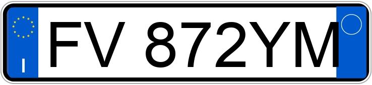 Numer rejestracyjny FV872YM posiada FIAT Tipo
