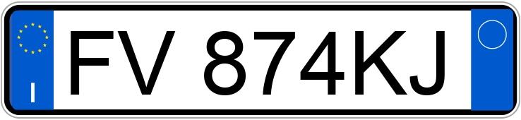 Numer rejestracyjny FV874KJ posiada OPEL Karl