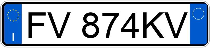 Numer rejestracyjny FV874KV posiada OPEL Karl