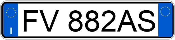 Numer rejestracyjny FV882AS posiada RENAULT CLIO