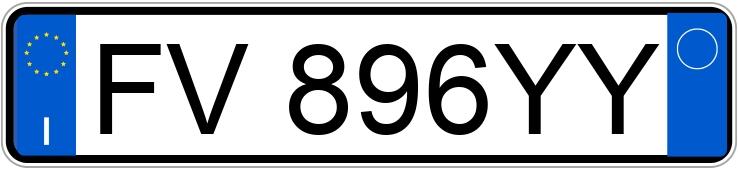 Numer rejestracyjny FV896YY posiada BMW X1