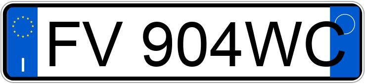 Numer rejestracyjny FV904WC posiada ALFA ROMEO MiTo Numer rejestracyjny FV904WC posiada ALFA ROMEO MiTo