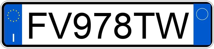 Numer rejestracyjny FV978TW posiada AUDI A4 5a serie