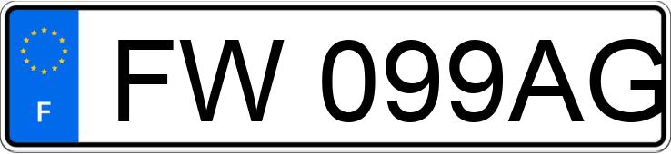 Numer rejestracyjny FW099AG posiada CITROEN C3 III