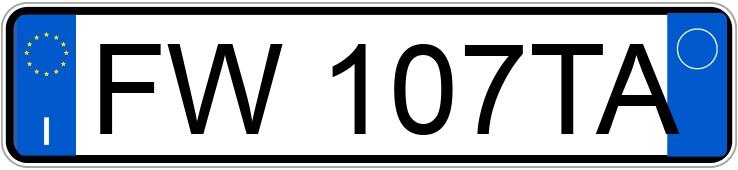 Numer rejestracyjny FW107TA posiada AUDI A3 3a serie Numer rejestracyjny FW107TA posiada AUDI A3 3a serie