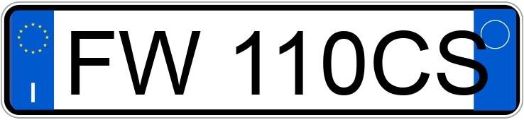 Numer rejestracyjny FW110CS posiada BMW X1 Numer rejestracyjny FW110CS posiada BMW X1