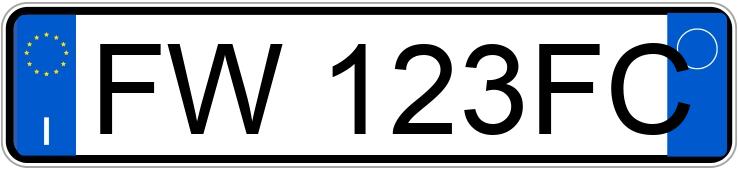 Numer rejestracyjny FW123FC posiada VOLKSWAGEN Polo 6a serie
