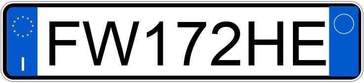 Numer rejestracyjny FW172HE posiada TOYOTA RAV4 3a serie