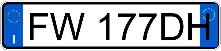 Numer rejestracyjny FW177DH posiada SKODA Fabia 3a serie