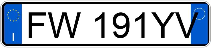 Numer rejestracyjny FW191YV posiada TESLA Model 3 Numer rejestracyjny FW191YV posiada TESLA Model 3
