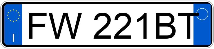 Numer rejestracyjny FW221BT posiada VOLVO XC90