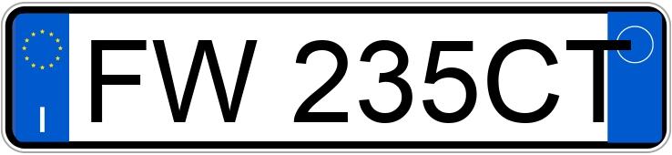 Numer rejestracyjny FW235CT posiada DACIA Duster 2a serie