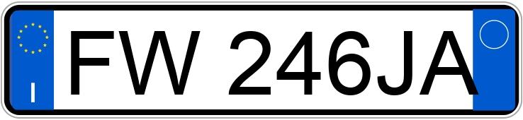 Numer rejestracyjny FW246JA posiada VOLKSWAGEN Golf 7a serie Numer rejestracyjny FW246JA posiada VOLKSWAGEN Golf 7a serie