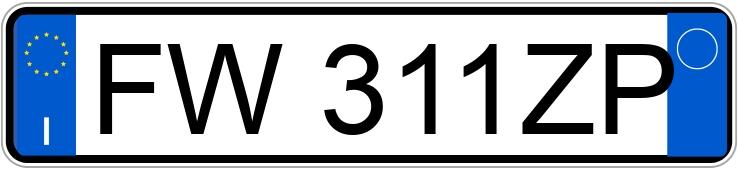 Numer rejestracyjny FW311ZP posiada AUDI Q3 2a serie Numer rejestracyjny FW311ZP posiada AUDI Q3 2a serie