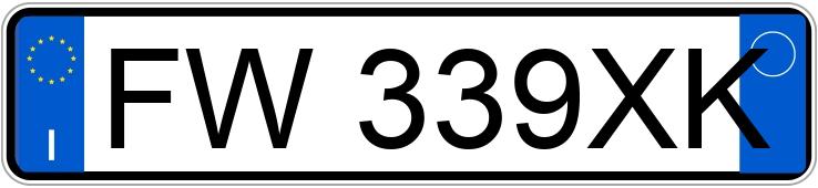 Numer rejestracyjny FW339XK posiada VOLKSWAGEN Polo 6a serie