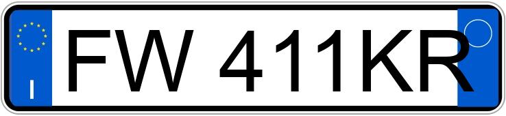 Numer rejestracyjny FW411KR posiada VOLKSWAGEN T-Cross