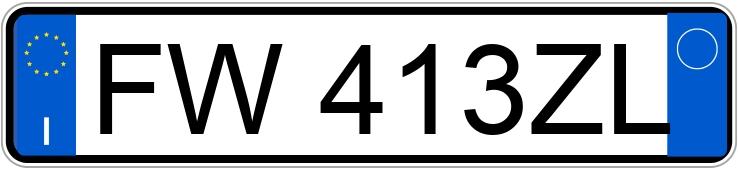 Numer rejestracyjny FW413ZL posiada AUDI A5 2a serie Numer rejestracyjny FW413ZL posiada AUDI A5 2a serie