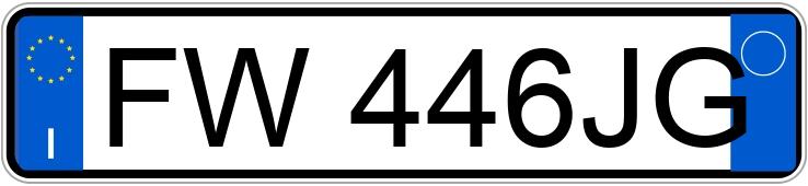 Numer rejestracyjny FW446JG posiada AUDI A3 3a serie A3 SPB 30 TDI S tronic Admired (85 kw)