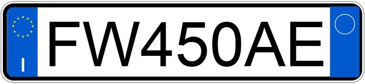 Numer rejestracyjny FW450AE posiada VOLKSWAGEN Golf 5a serie