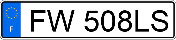 Numer rejestracyjny FW508LS posiada TOYOTA YARIS III