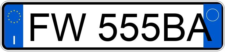 Numer rejestracyjny FW555BA posiada FORD C-Max 2a serie