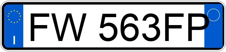 Numer rejestracyjny FW563FP posiada LAND ROVER Discovery Sport