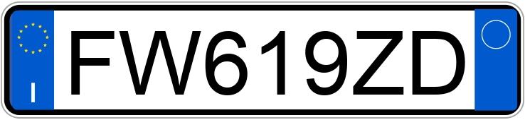 Numer rejestracyjny FW619ZD posiada JEEP Compass 2a serie