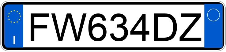 Numer rejestracyjny FW634DZ posiada ALFA ROMEO Giulietta Numer rejestracyjny FW634DZ posiada ALFA ROMEO Giulietta