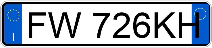 Numer rejestracyjny FW726KH posiada FIAT Panda 3a serie Numer rejestracyjny FW726KH posiada FIAT Panda 3a serie