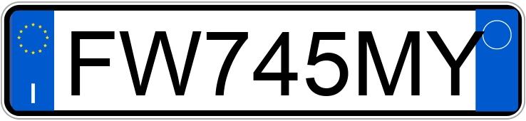 Numer rejestracyjny FW745MY posiada AUDI A4 5a serie