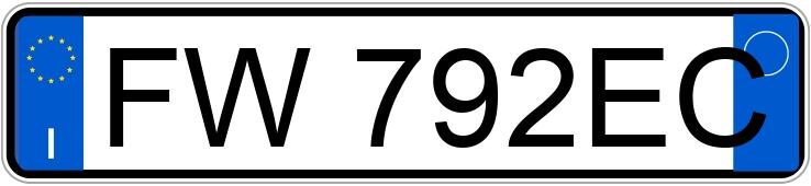 Numer rejestracyjny FW792EC posiada FIAT Panda 3a serie Numer rejestracyjny FW792EC posiada FIAT Panda 3a serie