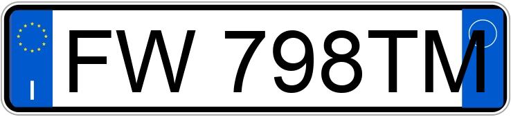 Numer rejestracyjny FW798TM posiada SUZUKI Baleno Numer rejestracyjny FW798TM posiada SUZUKI Baleno