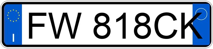 Numer rejestracyjny FW818CK posiada LANCIA Ypsilon 3a serie