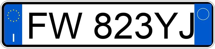 Numer rejestracyjny FW823YJ posiada DACIA Sandero 2a serie