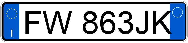 Numer rejestracyjny FW863JK posiada VOLKSWAGEN Polo 6a serie