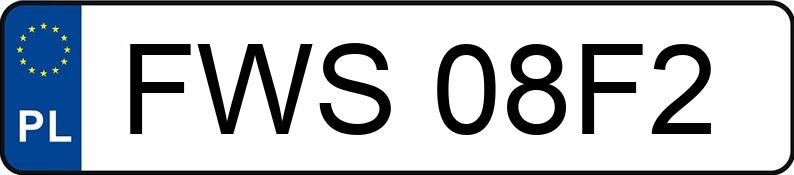 Numer rejestracyjny FWS 08F2 posiada OPEL ZAFIRA - FWS08F2 Numer rejestracyjny FWS 08F2 posiada OPEL ZAFIRA - FWS08F2