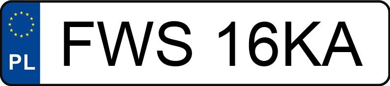 Numer rejestracyjny FWS 16KA posiada MERCEDES-BENZ SPRINTER 416 - FWS16KA