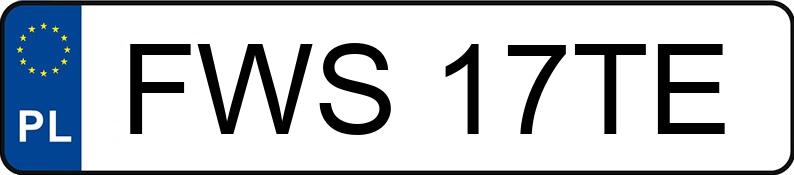 Numer rejestracyjny FWS 17TE posiada VOLKSWAGEN Golf V 1.9 TDi MR`03 E4 Trendline 4MOTION - FWS17TE