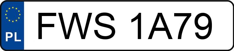 Numer rejestracyjny FWS 1A79 posiada AUDI A5 - FWS1A79