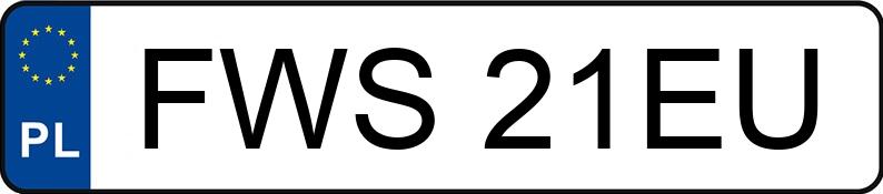 Numer rejestracyjny FWS 21EU posiada MERCEDES-BENZ 308 Sprinter Diesel 3.5t 308 Sprinter Diesel 3.5t - FWS21EU