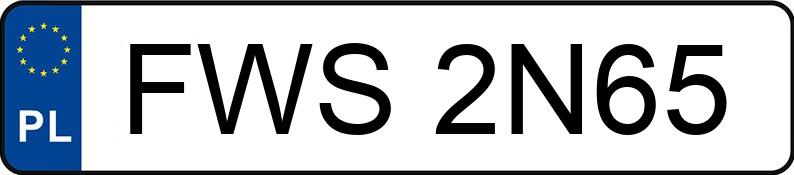 Numer rejestracyjny FWS 2N65 posiada OPEL Vectra C 1.9 CDTI MR`02 E3 Design - FWS2N65