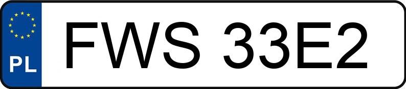 Numer rejestracyjny FWS 33E2 posiada AUDI A6 2.4 Kat. MR`04 E3 4F A6 2.4 Kat. MR`04 E3 4F - FWS33E2