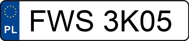 Numer rejestracyjny FWS 3K05 posiada OPEL VIVARO - FWS3K05