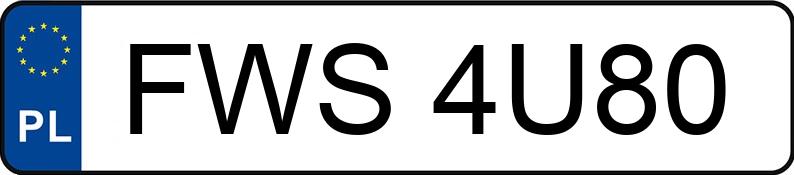 Numer rejestracyjny FWS 4U80 posiada BMW 118 Diesel DPF MR`07 E4 E81/87 118 Diesel DPF MR`07 E4 E81/87 - FWS4U80