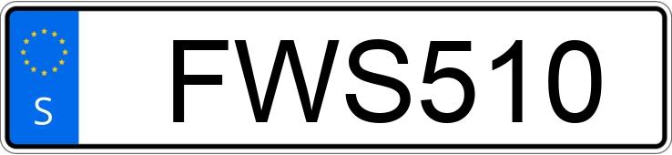 Numer rejestracyjny FWS510 posiada BMW 120i