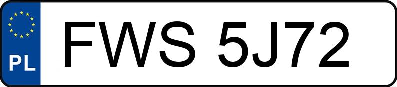 The registration number FWS 5J72 has OPEL Corsa C 1.0 MR`00 E3 Comfort - FWS5J72