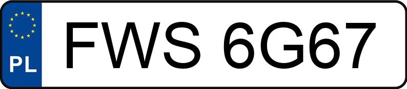 Numer rejestracyjny FWS 6G67 posiada BMW 320D - FWS6G67 Numer rejestracyjny FWS 6G67 posiada BMW 320D - FWS6G67