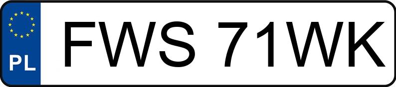 Il numero di registrazione FWS 71WK ha VOLKSWAGEN Golf IV 1.9 TDI MR`97 Basis 4MOTION - FWS71WK